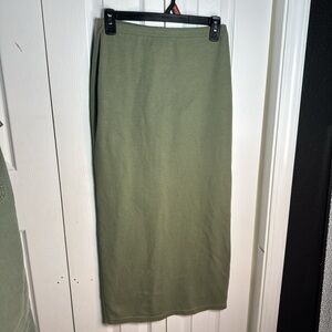 Elegant Olive Pencil Skirt for Women